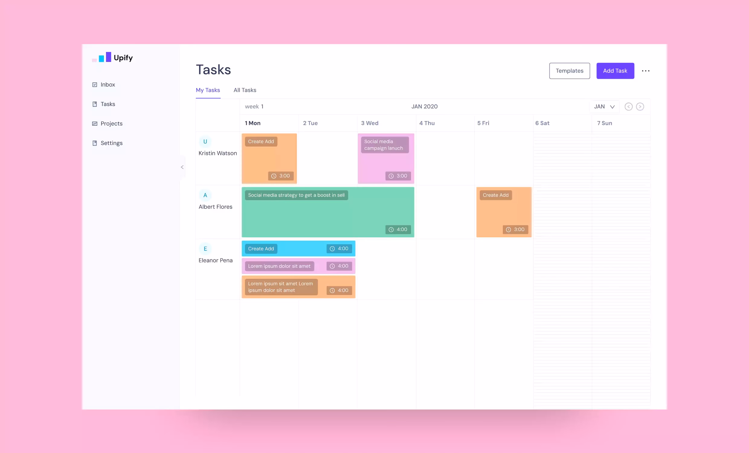 Upify color palette 1
